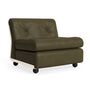 HAY Living Hay Amanta 1 Seater Cream, Sense Forest