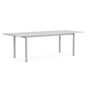 HAY Living Überhang Esstisch Annex von Hay L: 240 cm, Linoleum Cloud Grey, Natural