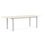 HAY Living Überhang Esstisch Annex von Hay L: 240 cm, Cotton Cream, Natural