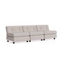 HAY Living Hay Amanta 3 Seater Cream, Overlap - 05