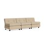 HAY Living Hay Amanta 3 Seater Cream, Turf - Sand