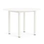 HAY Living Runder Esstisch Annex von Hay Ø: 110 cm, Laminate White, Cream white