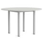HAY Living Runder Esstisch Annex von Hay Ø: 120 cm , Linoleum Cloud Grey, Natural