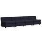 HAY Living Hay Amanta 4 Seater Anthracite, Turf - Blue Red Mélange