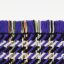 Kvadrat Dashes - Teppich - (0761 - Purple/Black/Creme)
