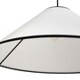 HAY Living Archetypische Pendelleuchte Ava Cone von Hay B: 60 cm / T: 60 cm / H: 23.5 cm