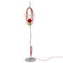 Foscarini Stehleuchte Filo Boden von Foscarini  Hellrosa RAL 3015, Emerald King, Weiss / Weiss