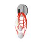 Foscarini Wandleuchte Filo von Foscarini  Hellrosa RAL 3015, Eastern Coral, Weiss / Weiss