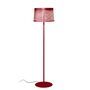 Foscarini Stehleuchte Twiggy Grid Lettura Aussenbereich von Foscarini  Hellrosa RAL 3015, Carminio, Weiss / Weiss