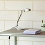 HAY Living Schreibtischleuchte Cupola von Hay Clear anodised