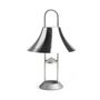 HAY Living Tragbare Leuchte Mousqueton von Hay Brushed Stainless Steel