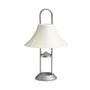 HAY Living Tragbare Leuchte Mousqueton von Hay Oyster White