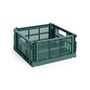 HAY Living Colour Crate Medium Square von Hay Dark green