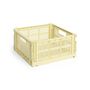 HAY Living Colour Crate Medium Square von Hay Light yellow 