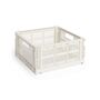 HAY Living Colour Crate Medium Square von Hay Off-White