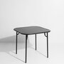 Petite Friture WEEK-END - Dining Square Table - Plain-01-Black