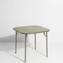 Petite Friture WEEK-END - Dining Square Table - Plain-15-Jade Green