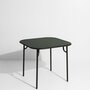 Petite Friture WEEK-END - Dining Square Table - Plain-18-Glass Green
