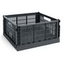 HAY Living Colour Crate Large Square von Hay	 Charcoal