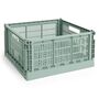 HAY Living Colour Crate Large Square von Hay	 Sage green
