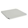 HAY Accessoires Colour Crate Lid Metal Large Square von Hay Grey