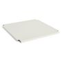 HAY Accessoires Colour Crate Lid Metal Large Square von Hay Off-White