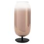 Artemide Artemide Gople Tischleuchte Hellrosa RAL 3015, Weiss / Weiss, Schwarz / Kupfer