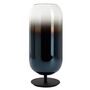 Artemide Artemide Gople Tischleuchte Hellrosa RAL 3015, Weiss / Weiss, Schwarz / Saphirblau