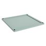 HAY Accessoires Colour Crate Lid Metal Large Plastic von Hay Sage green