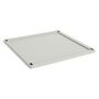 HAY Accessoires Colour Crate Lid Metal Large Plastic von Hay Grey
