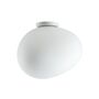 Foscarini Wandleuchte Gregg semi Parete von Foscarini  Bianco / Bianco, Gregg media semi 1