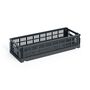 HAY Accessoires Colour Crate Mini Oblong von Hay Charcoal