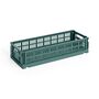 HAY Accessoires Colour Crate Mini Oblong von Hay Dark green