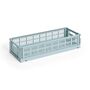 HAY Accessoires Colour Crate Mini Oblong von Hay Dusty Blue