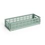 HAY Accessoires Colour Crate Mini Oblong von Hay Sage green