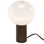 Artemide Artemide Laguna Tavolo Tischleuchte Hellrosa RAL 3015, Weiss / Weiss, Bronze - ø 16 cm