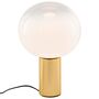 Artemide Artemide Laguna Tavolo Tischleuchte Hellrosa RAL 3015, Weiss / Weiss, Messing - ø 26 cm