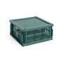 HAY Living Colour Crate Medium Square von Hay Dark green
