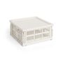 HAY Living Colour Crate Medium Square von Hay Off-White