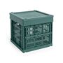 HAY Accessoires Colour Crate Cube von Hay Dark green