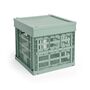 HAY Accessoires Colour Crate Cube von Hay Sage green