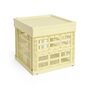 HAY Accessoires Colour Crate Cube von Hay Light yellow 