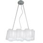 Artemide Artemide Logico Sosp. 3 in Linea Pendelleuchte Fume Diffuser