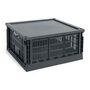 Aufbewahrungsbox Colour Crate Square L von Hay, Charcoal