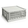 Aufbewahrungsbox Colour Crate Square L von Hay, Grey
