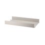 String Furniture Metal Shelf with High Edge Beige, B: 58 cm, T: 30 cm