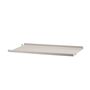 String Furniture Metal Shelf with Low Edge Beige, B: 58 cm, T: 30 cm