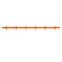 String Furniture String Furniture  Hakenleiste Relief Orange, L: 82 cm