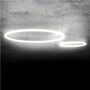 Artemide Artemide Alphabet of Light Circular LED Pendelleuchte Hellrosa RAL 3015, Weiss / Weiss, ø155 cm