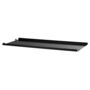 String Furniture Metal Shelf with Low Edge Schwarz, B: 78 cm, T: 30 cm